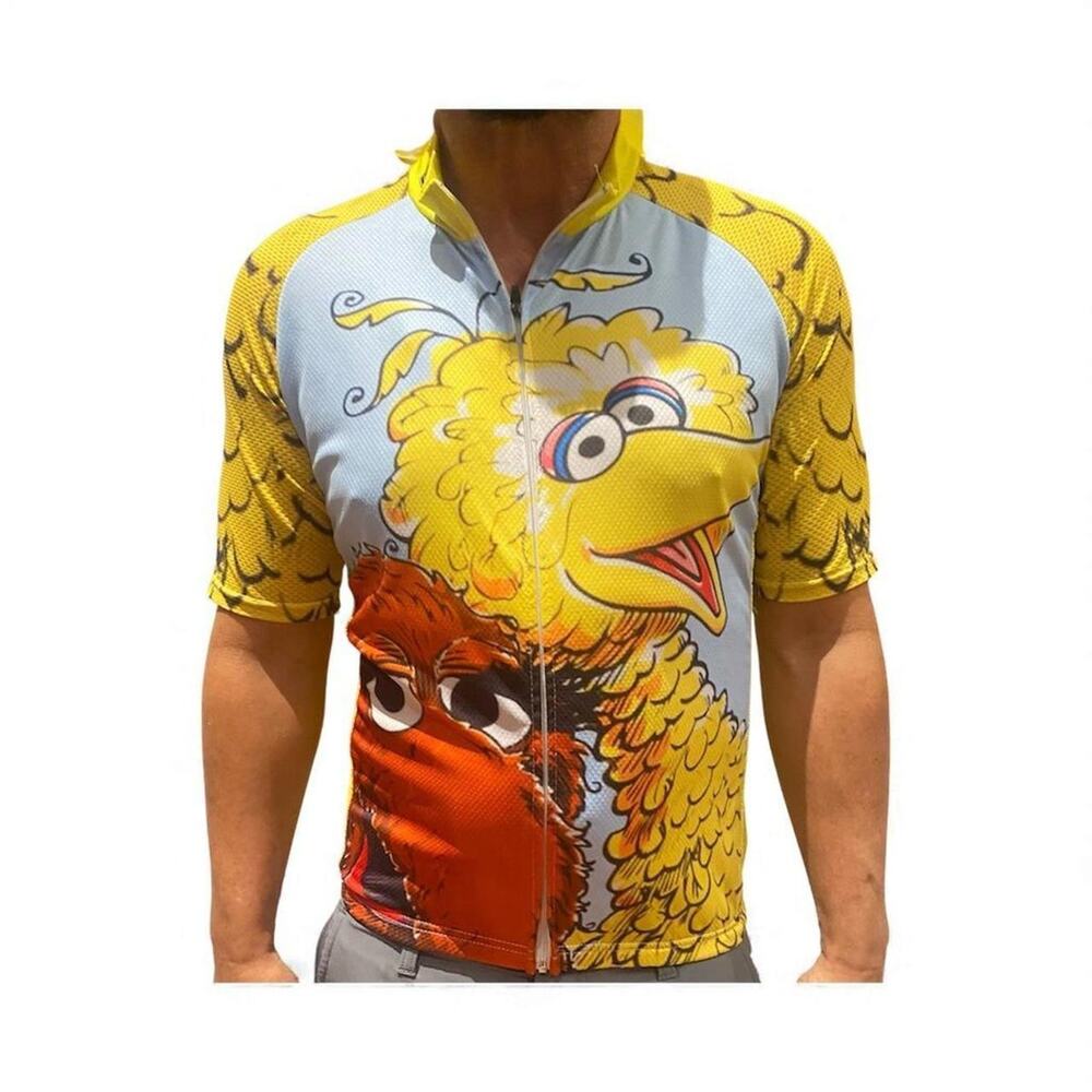 Brainstorm biking shirt yellow and blue big